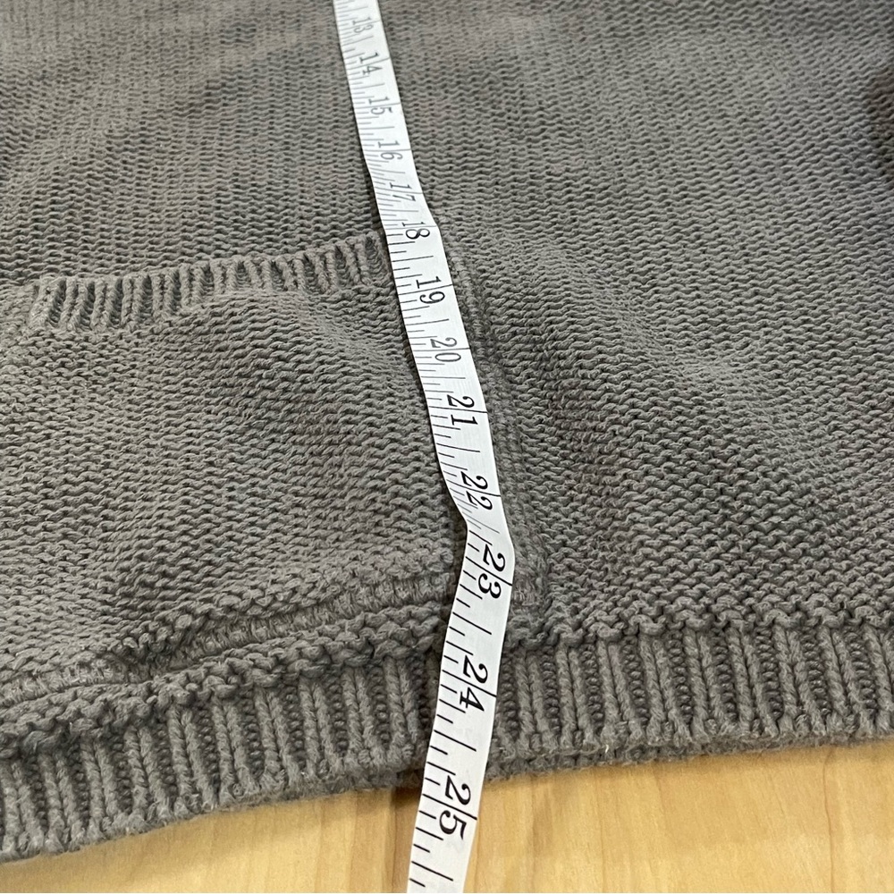 Eddie Bauer women’s pull over sweater gray/small - Picture 5 of 7